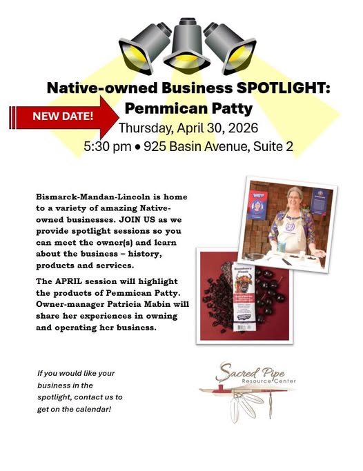 native owned business spotlight flyer